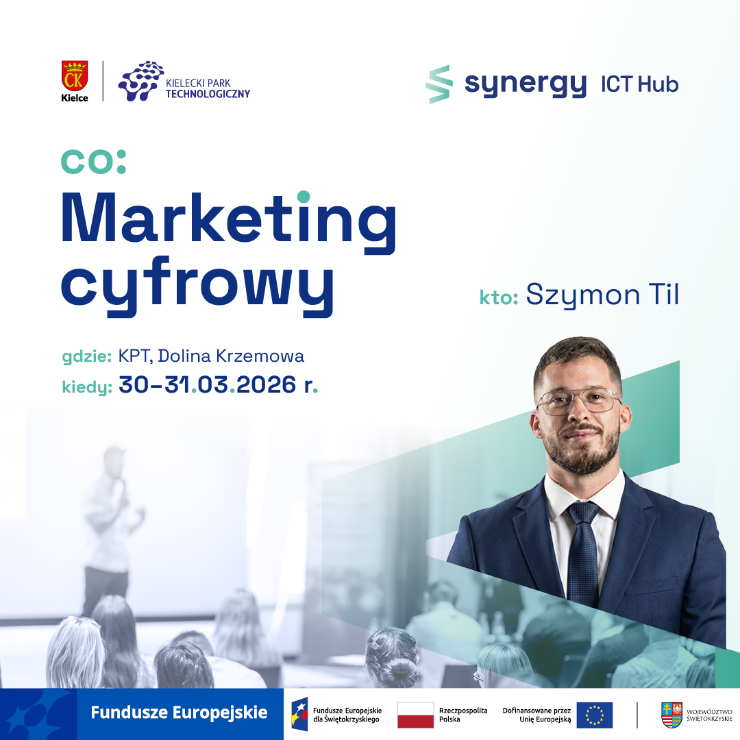 Trwa nabór na bezpłatne szkolenie z marketingu cyfrowego dla firm ICT z województwa świętokrzyskiego